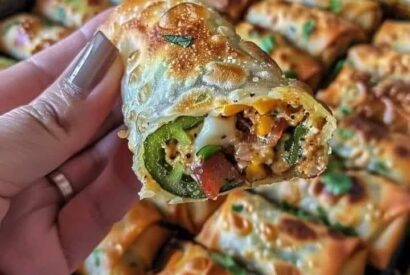 Thumbnail for Bacon Jalapeño Popper Eggrolls