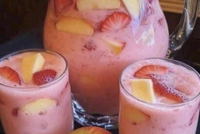Thumbnail for Creamy Strawberry Apple Punch That Feels Like Summer in a Glass