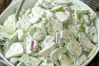 Thumbnail for Creamy Cucumber Salad