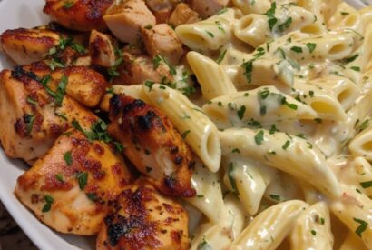 Thumbnail for Cajun Garlic Butter Chicken Penne in Creamy Parmesan Sauce
