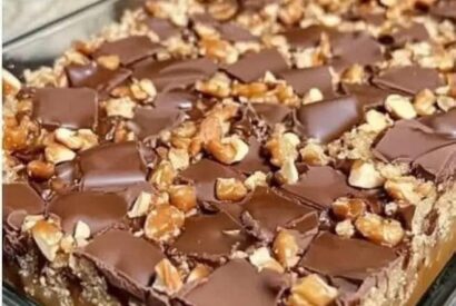 Thumbnail for Caramel Chocolate Crunch Bars