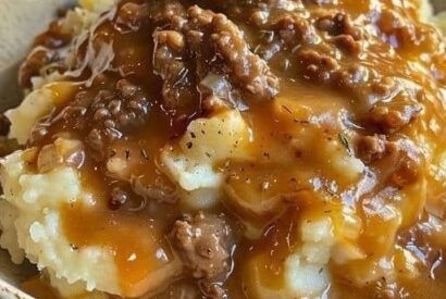 Thumbnail for Beef and Gravy with Mashed Potatoes