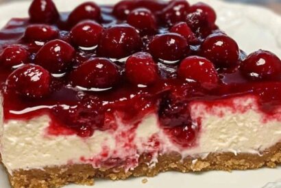 Thumbnail for No-Bake Cherry Cheesecake