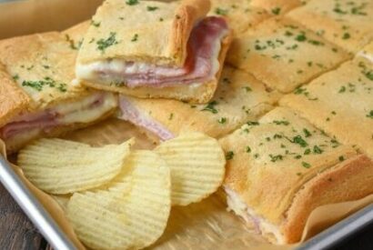 Thumbnail for Hot Ham and Cheese Crescent Roll Sandwiches